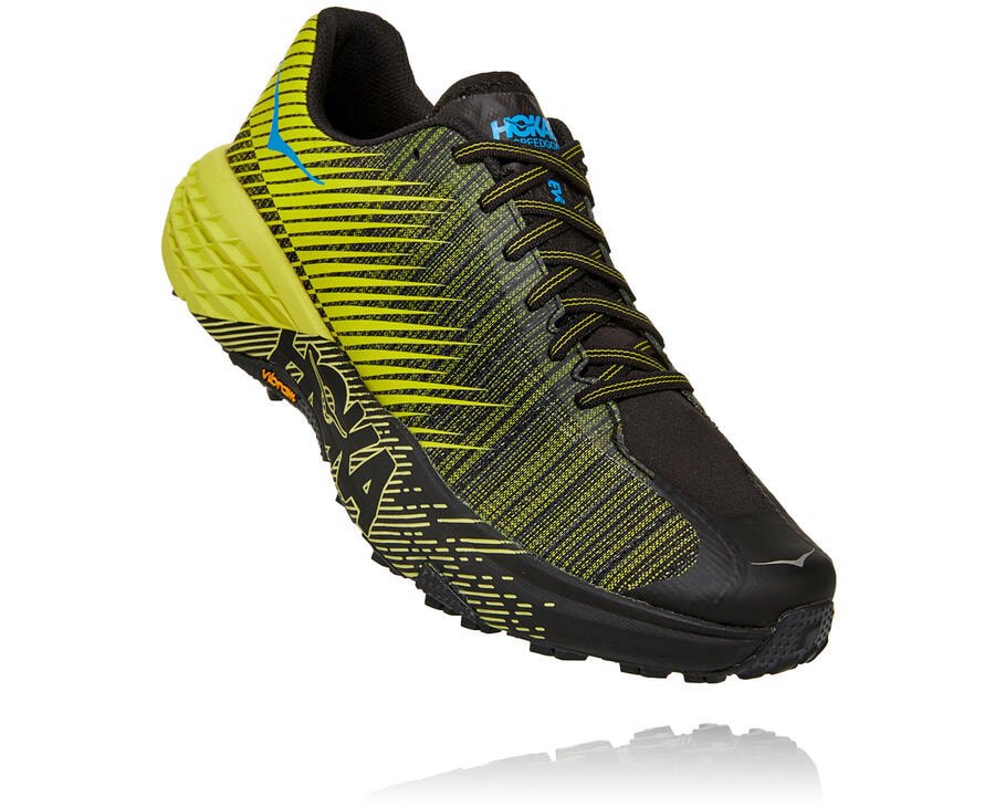 Dámske Trail Tenisky Hoka One One Sk - Evo Speedgoat - Čierne / Zelene 40615-IVKM